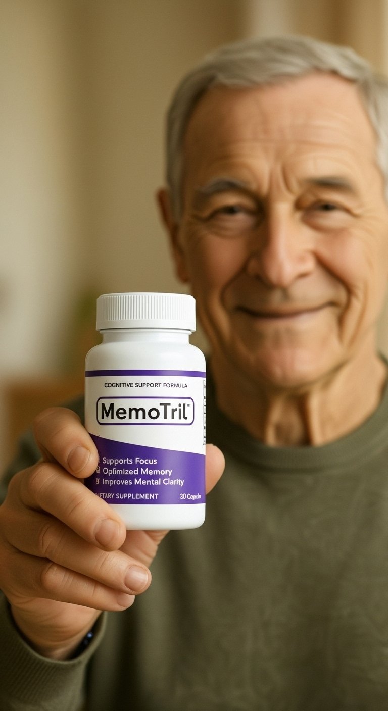 Robert holding MemoTril